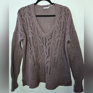 Urban Outfitters Kimchi Blue Oversized Sweater Lavender Purple Sz Small cottage